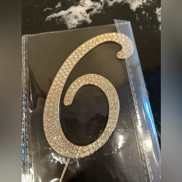 Two Rhinestone Numbers - Picture 3 of 3
